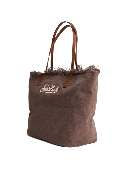 MC2 ST.BARTH BORSA TOTE CITY FRANGE BROWN