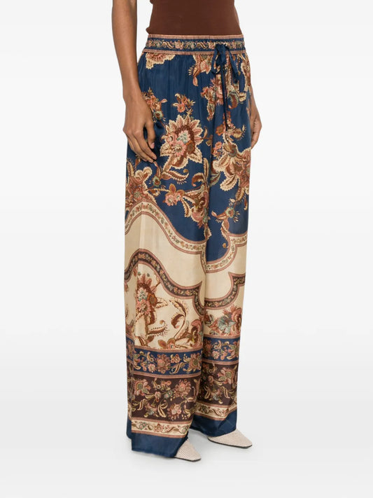 ZIMMERMANN PANTALONE ASTER PAISLEY