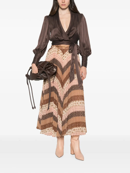 ZIMMERMANN CAMICIA CHOCOLATE