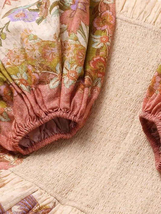 ZIMMERMANN ABITO MINI INDRA FLORAL