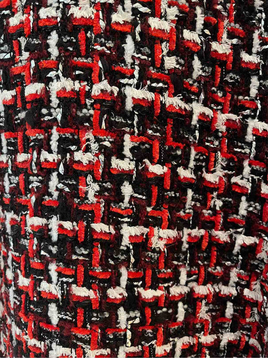 IRO GIACCA NUFFY CHECK RED BLACK