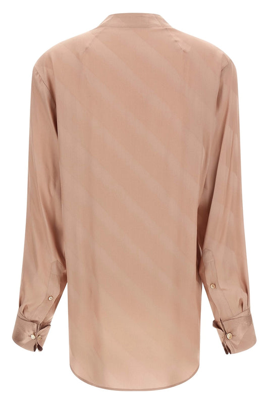 DRIES VAN NOTEN CAMICIA CURBI OLD ROSE