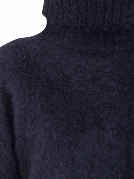UMA WANG MAGLIONE COLLO ALTO BLACK