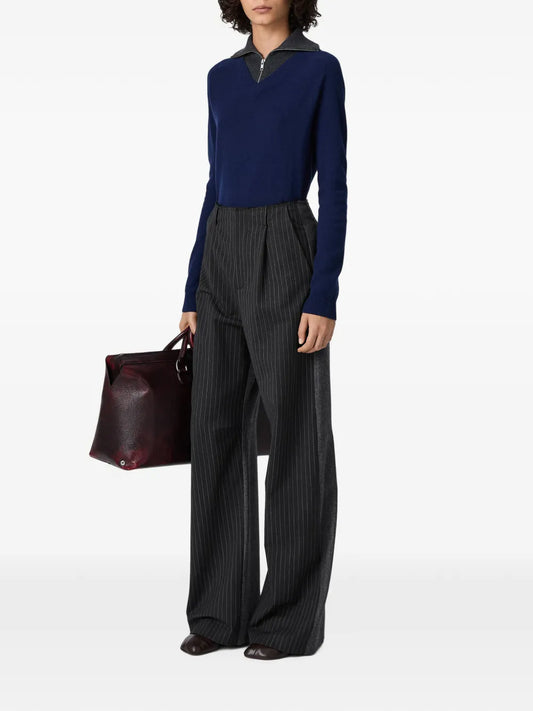 MM6 MAISON MARGIELA PANTALONI GESSATI GREY