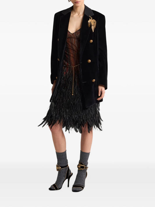 ETRO GIACCA VELLUTO BLACK