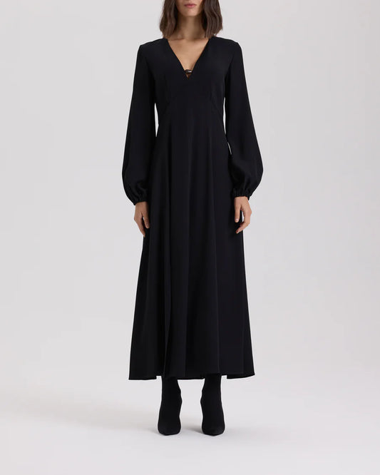 RAQUEL DINIZ ABITO NEW IOANNA VELLUTO BLACK