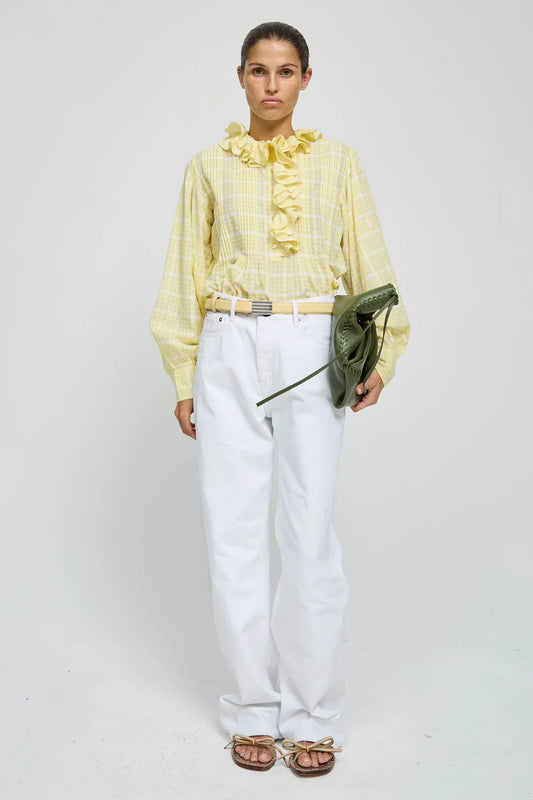 LAURENCE BRAS CAMICIA PHIBI YELLOW