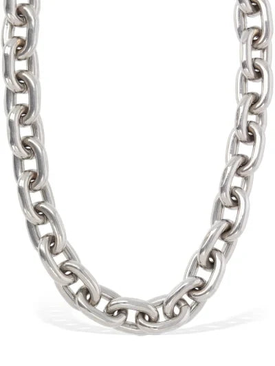 RABANNE XL CHOKER ARGENTO