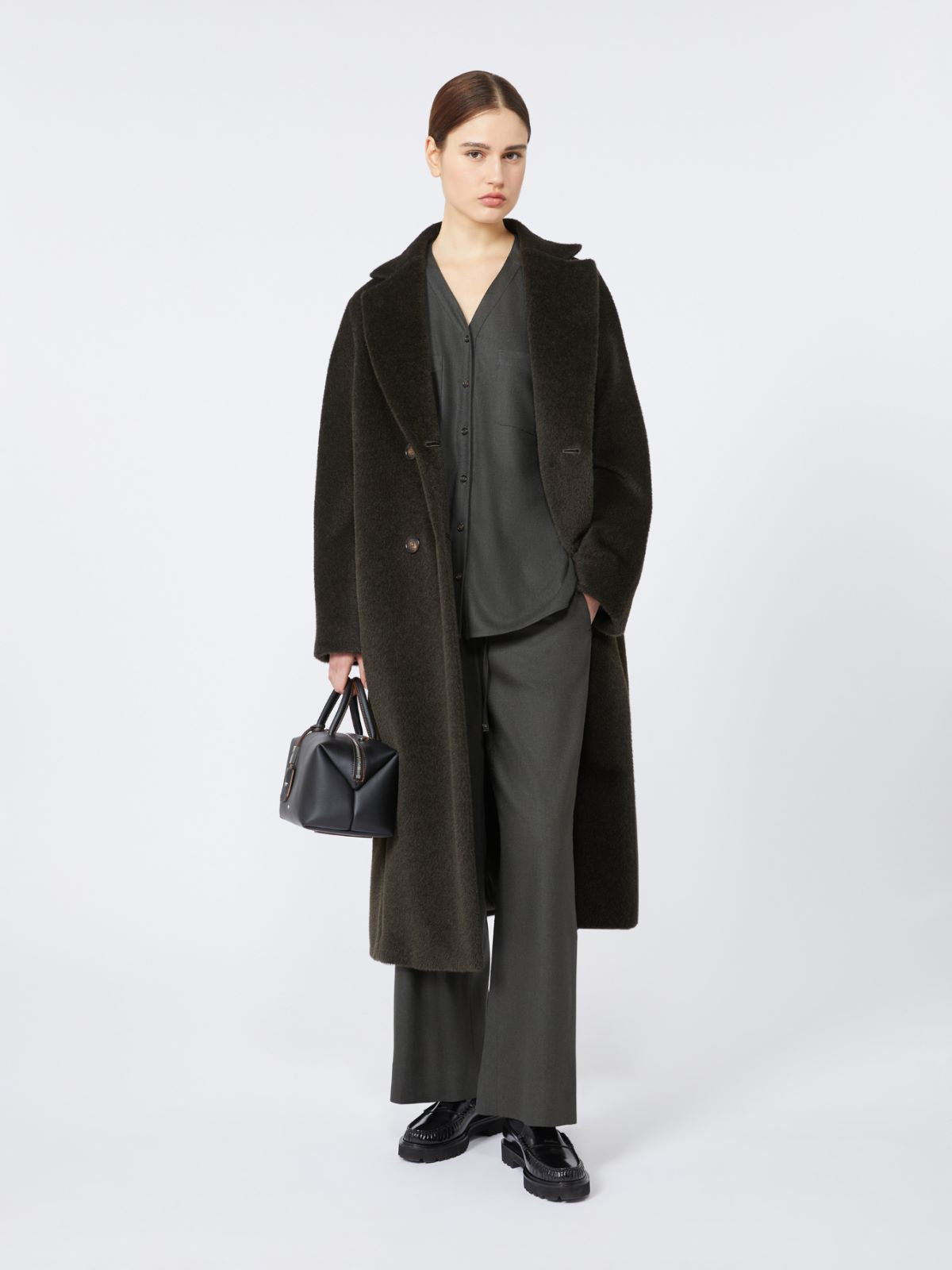 'S MAX MARA CAPPOTTO ROSANNA VERDE