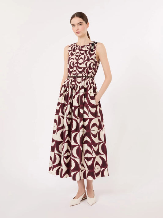 'S MAX MARA TIMELESS ABITO SALATO DIS. MEZZELUNE