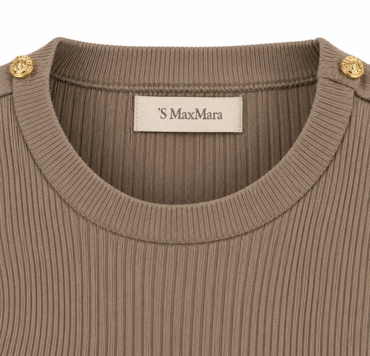 'S MAX MARA MAGLIA RIVIERA CAMEL