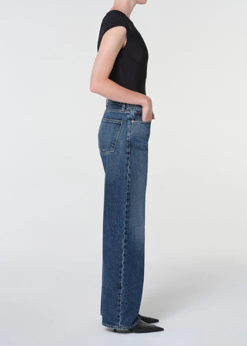 AGOLDE JEANS ARC SHORT WAVE