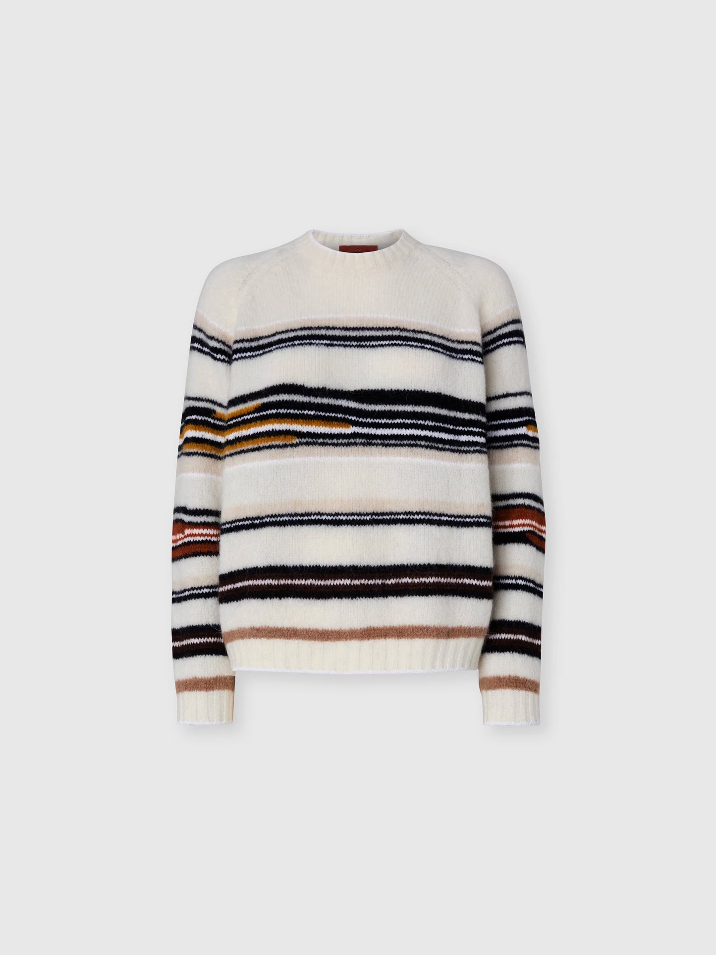 MISSONI MAGLIONE GIROCOLLO A RIGHE MULTICOLOR