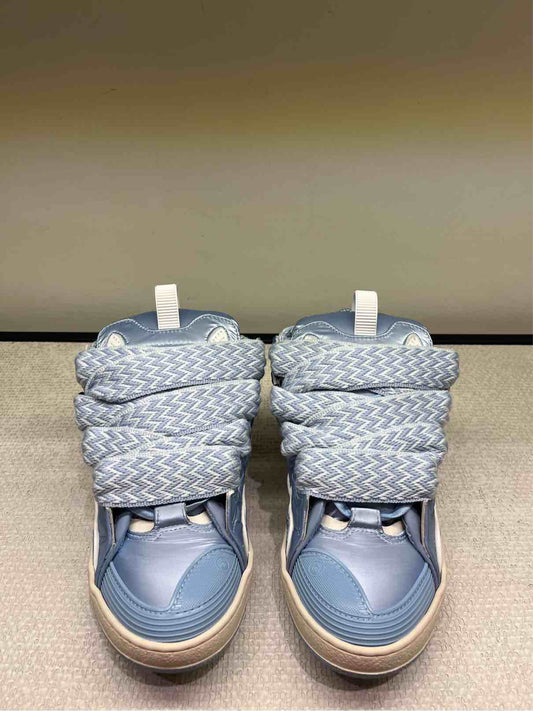 LANVIN SNEAKERS CURB NYLON LIGHT BLUE