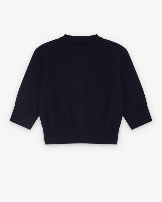 EXTREME CASHMERE CARDIGAN N.474 SUPERLITTLE NAVY