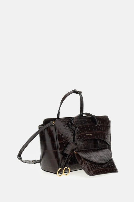HIDESINS BORSA FLAP M COCCO BROWN