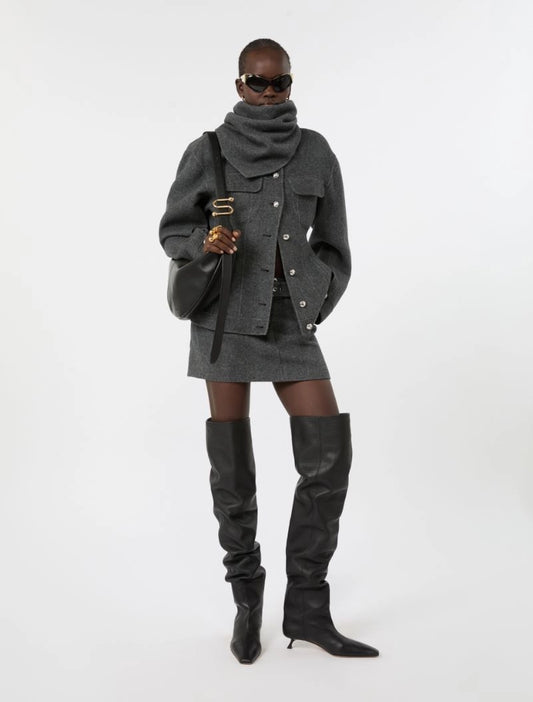 SPORTMAX GONNA PARAGGI NERO