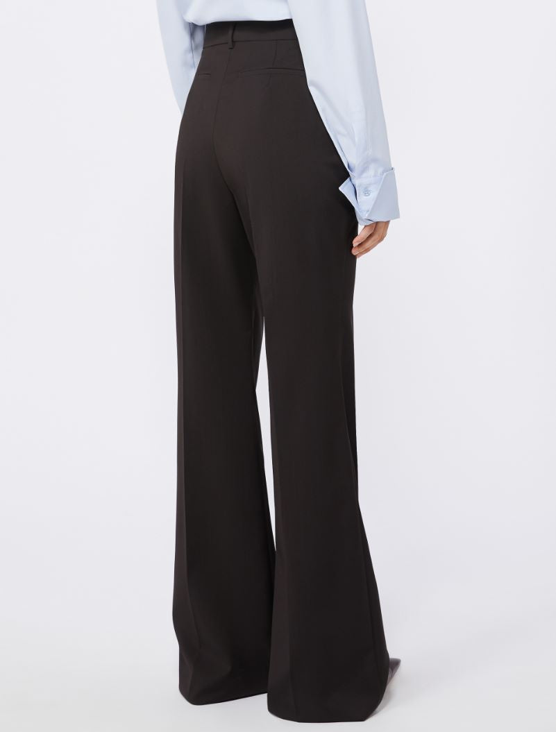 SPORTMAX PANTALONE HANGAR CIOCCOLATO