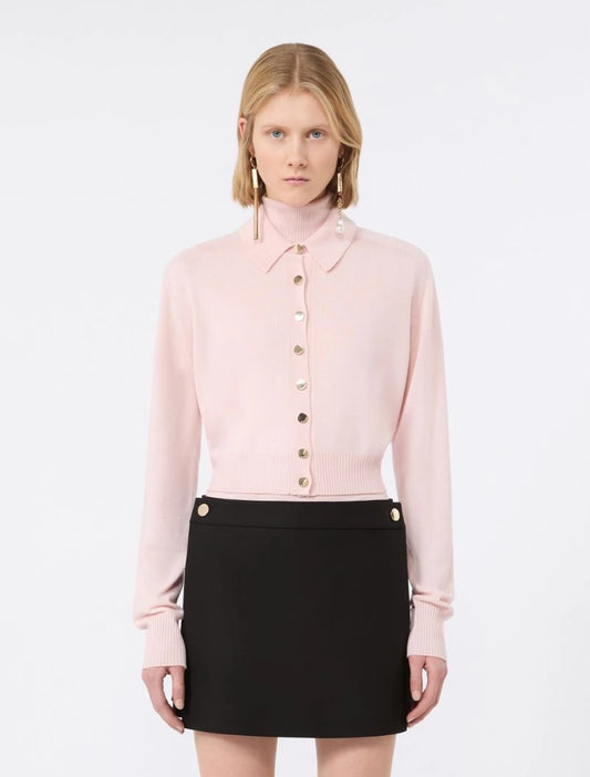 SPORTMAX CARDIGAN LIRICA ROSA