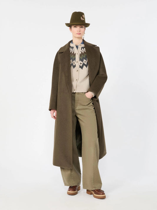 WEEKEND MAX MARA CAPPOTTO TEMPERA KAKI