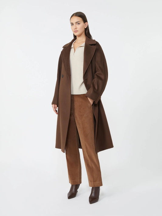 WEEKEND MAX MARA CAPPOTTO RESINA CIOCCOLATO