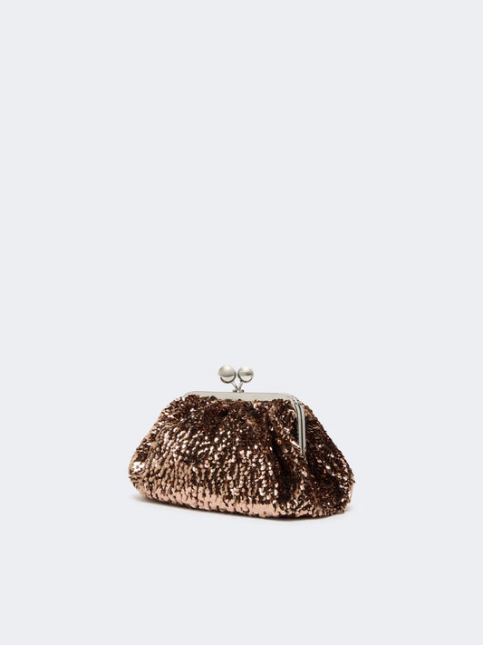WEEKEND MAX MARA BORSA TARGA PAILLETTES ROSE