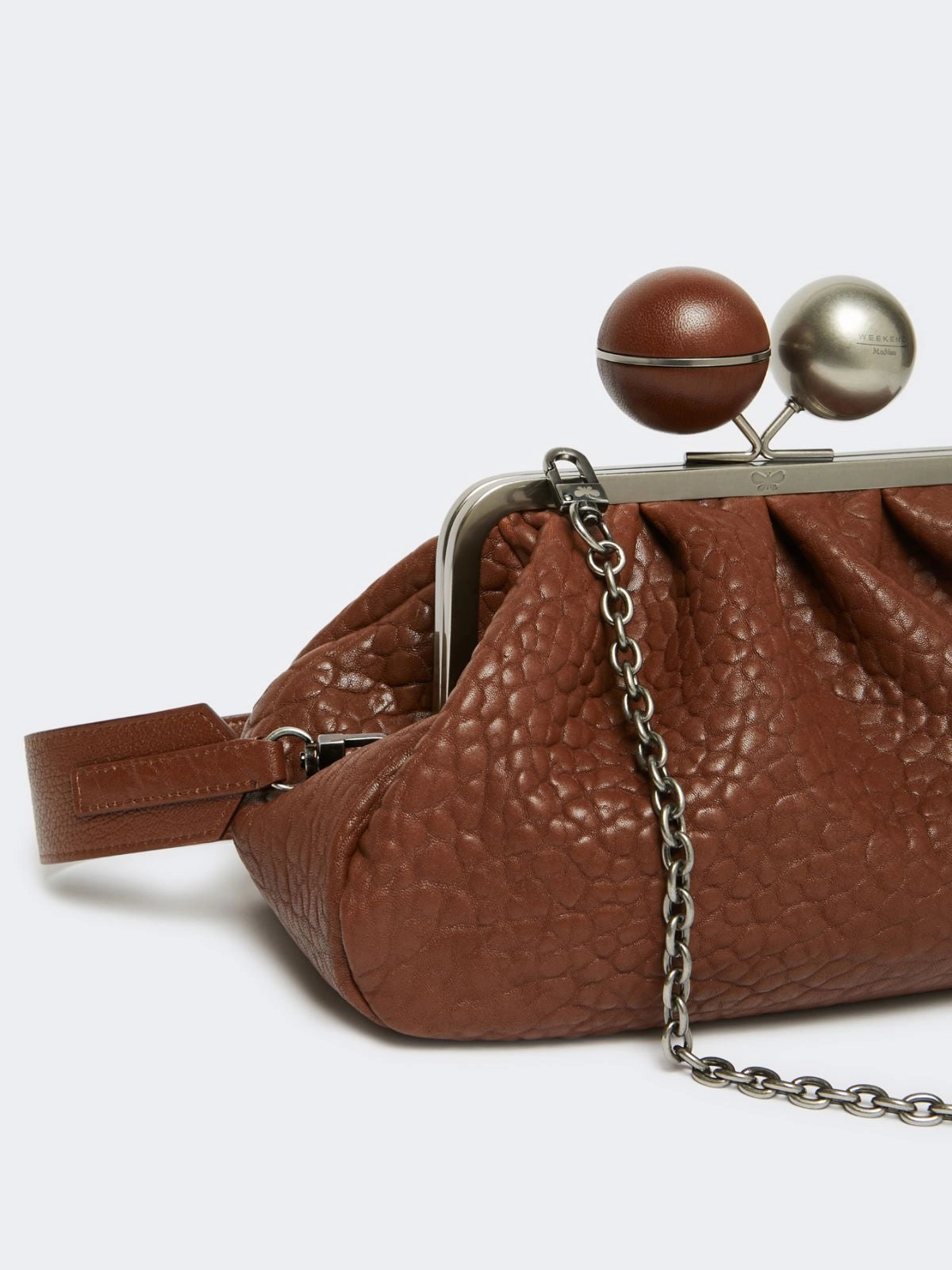 WEEKEND MAX MARA BORSA PASTICCINO LECITO CUOIO