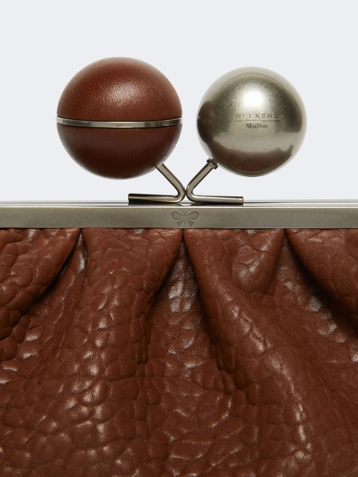 WEEKEND MAX MARA BORSA PASTICCINO LECITO CUOIO