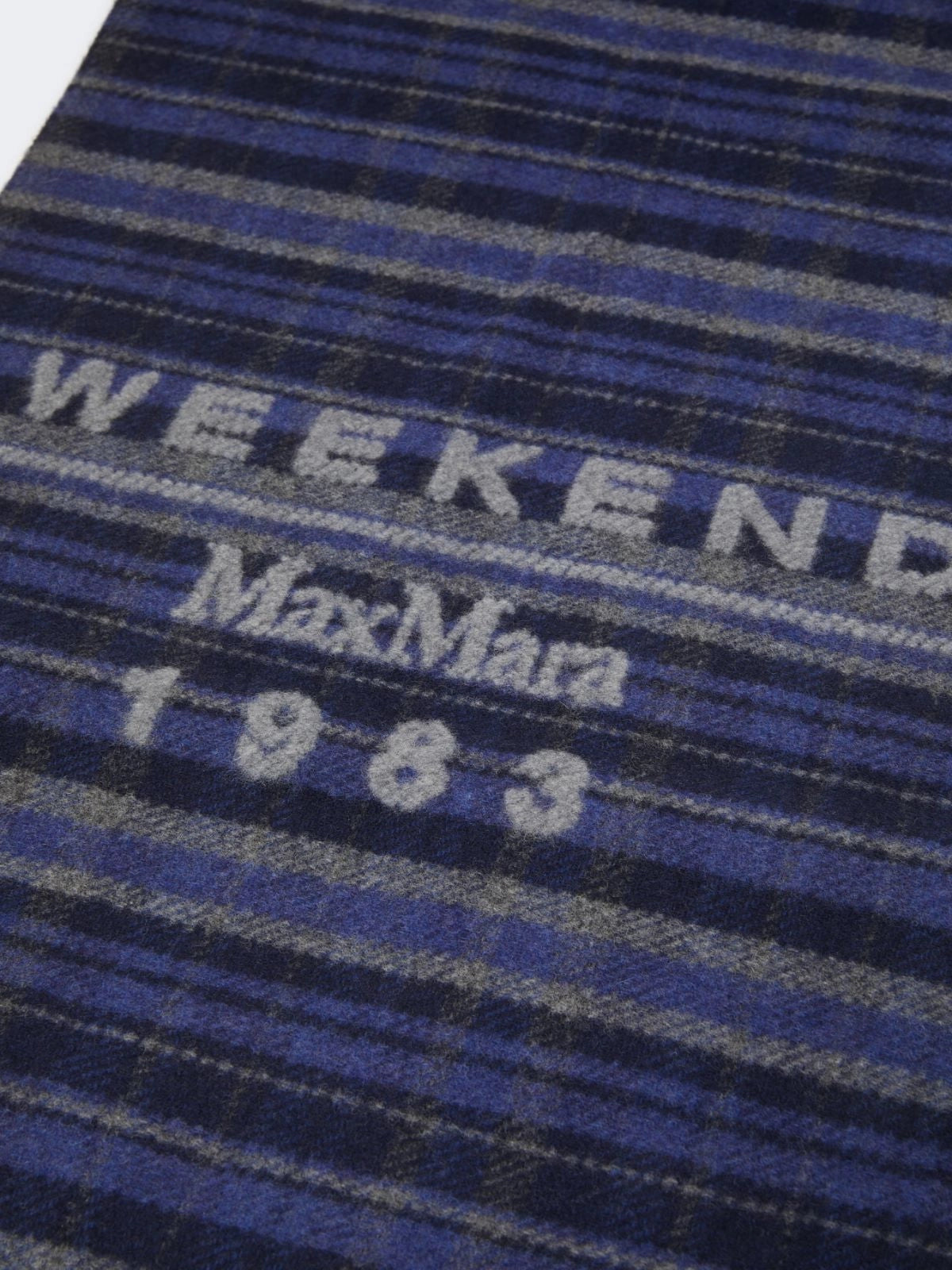 WEEKEND MAX MARA SCIARPA PAGELLA BLU