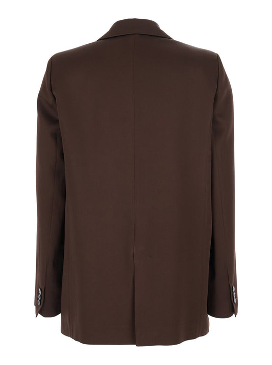FORTE FORTE BLAZER BROWN