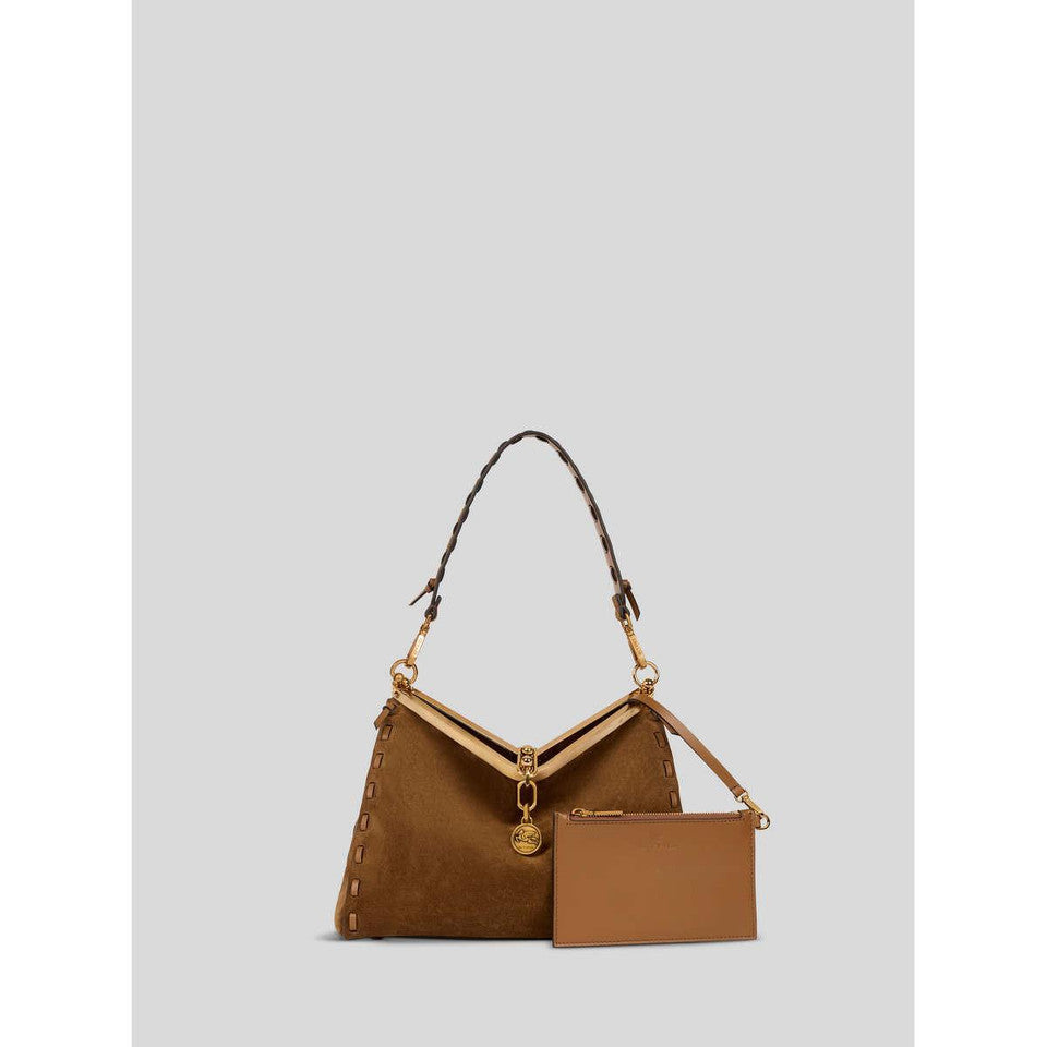 ETRO BORSA VELA MEDIA BROWN