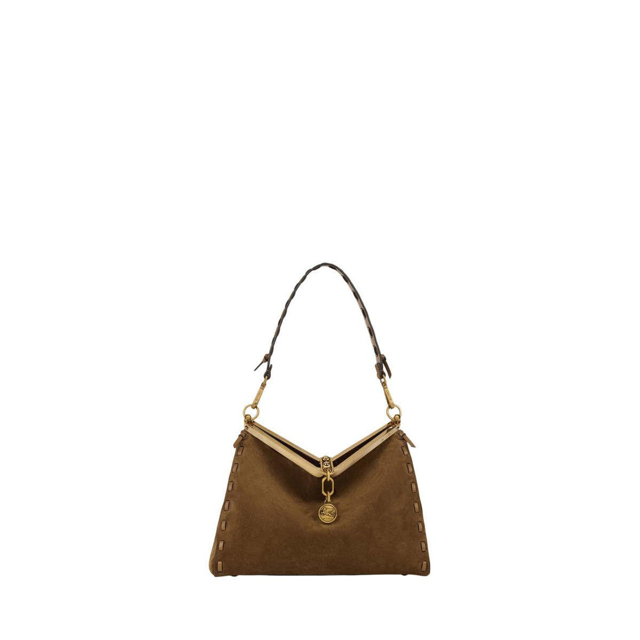 ETRO BORSA VELA MEDIA BROWN
