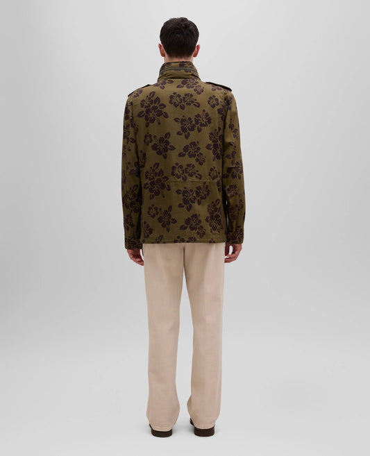 ASPESI GIACCA VERDE "HIBISCUS"