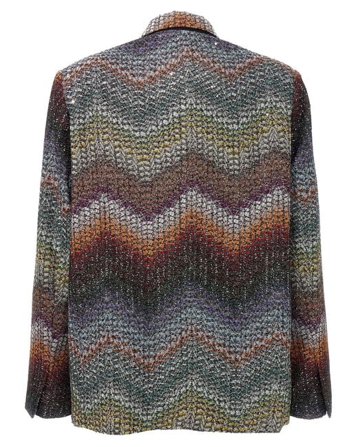 MISSONI GIACCA PAILLETTES MULTIDARK