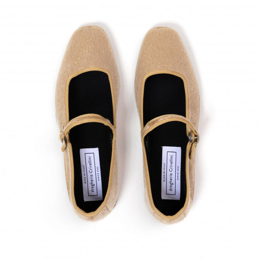 DROGHERIA CRIVELLINI SQUARE TOE CAMEL