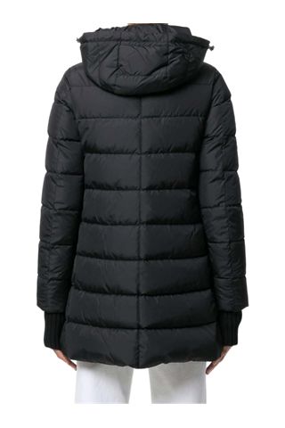 HERNO PIUMINO MIDI NERO ESPRESSO
