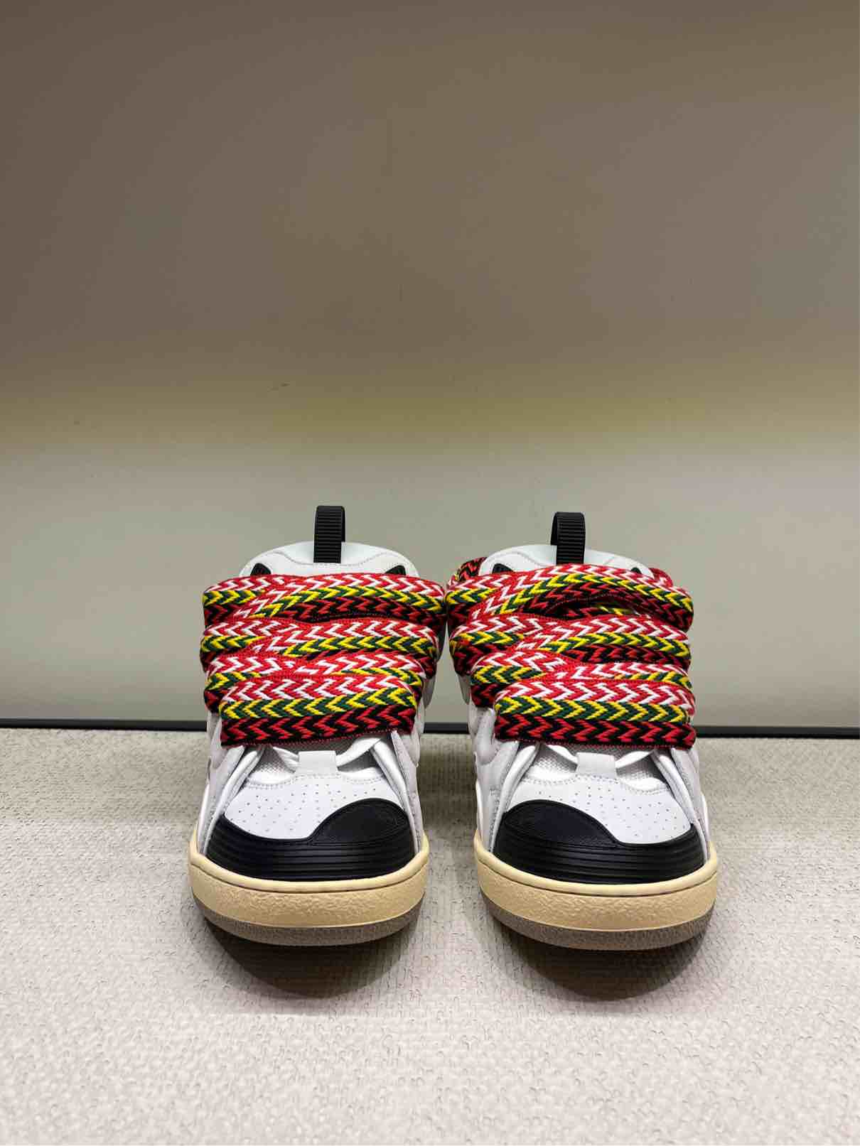 LANVIN SNEAKERS CURB NYLON WHITE