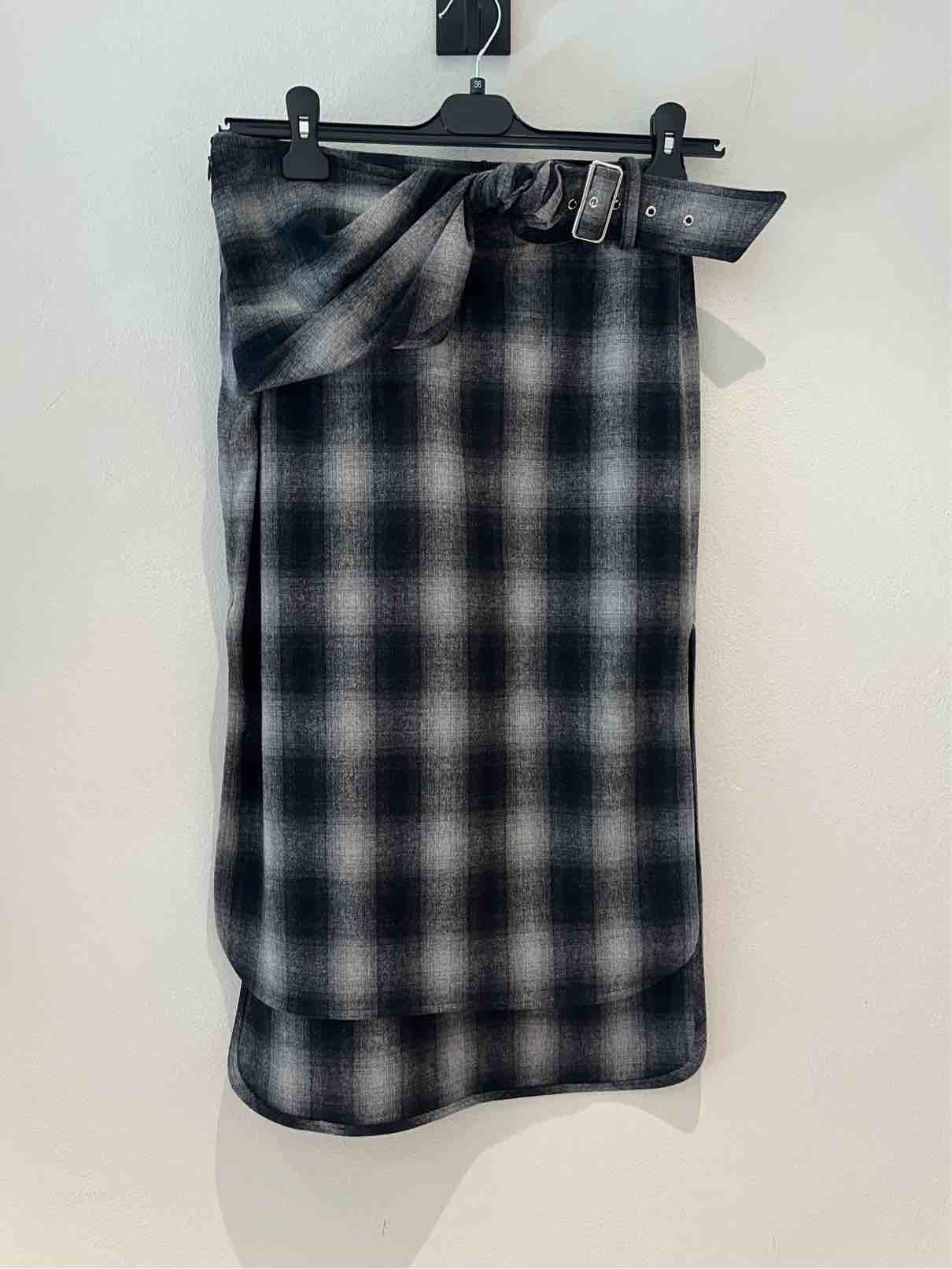 IRO GONNA NYLANE CHECK DARK GREY