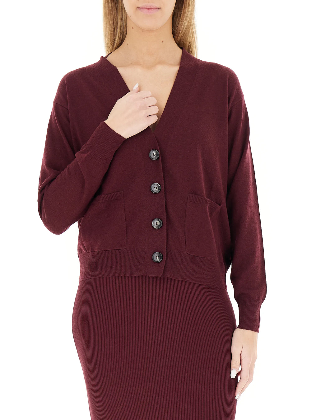 WEEKEND MAX MARA CARDIGAN UNITO BERRY