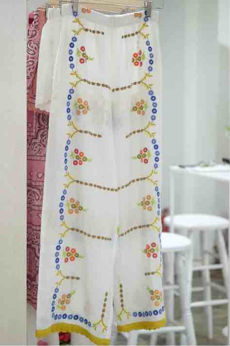 ORSINA PANTALONE  LUNGO DAISIES