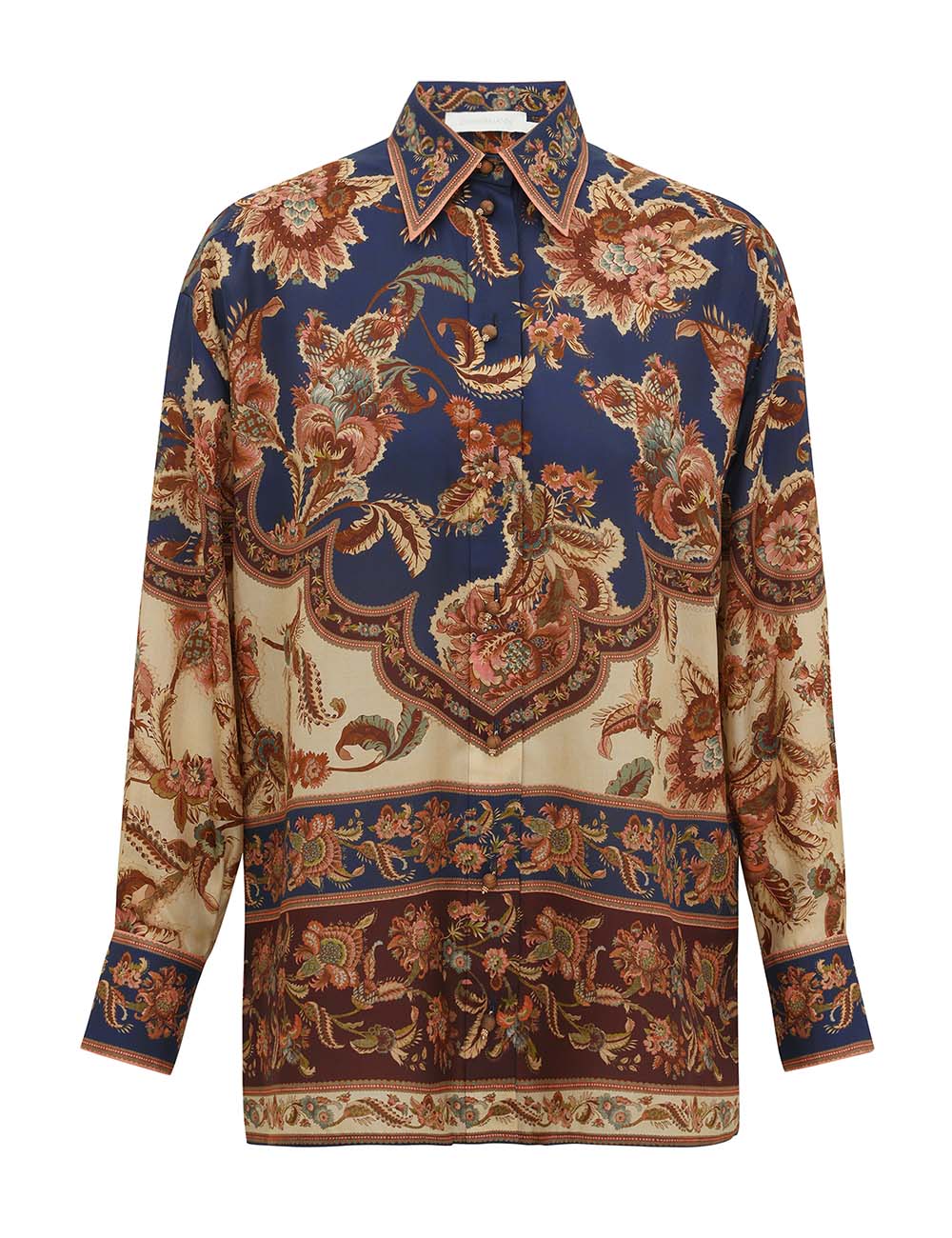 ZIMMERMANN CAMICIA ASTER NAVY