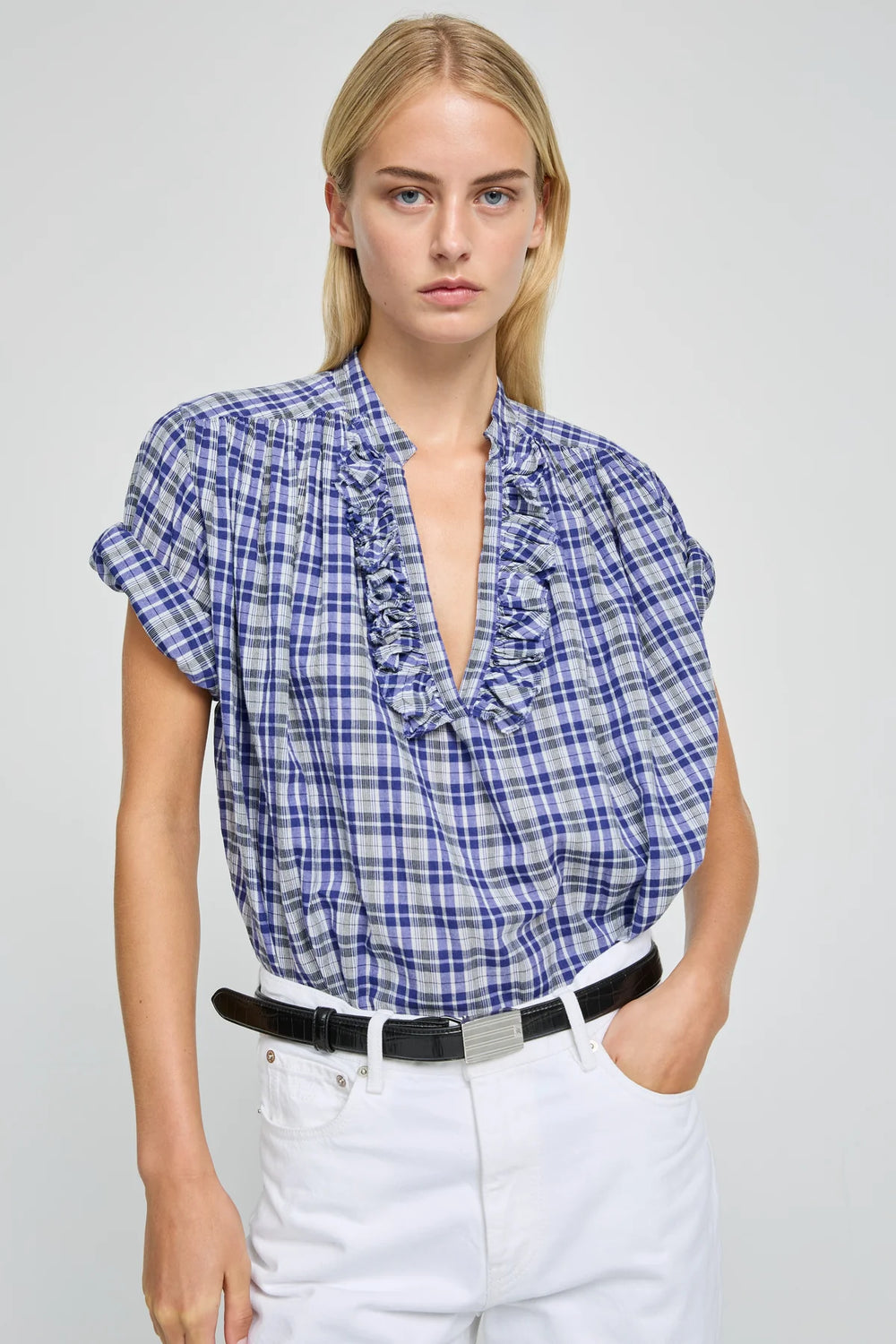 LAURENCE BRAS BLUSA DIDA NAVY
