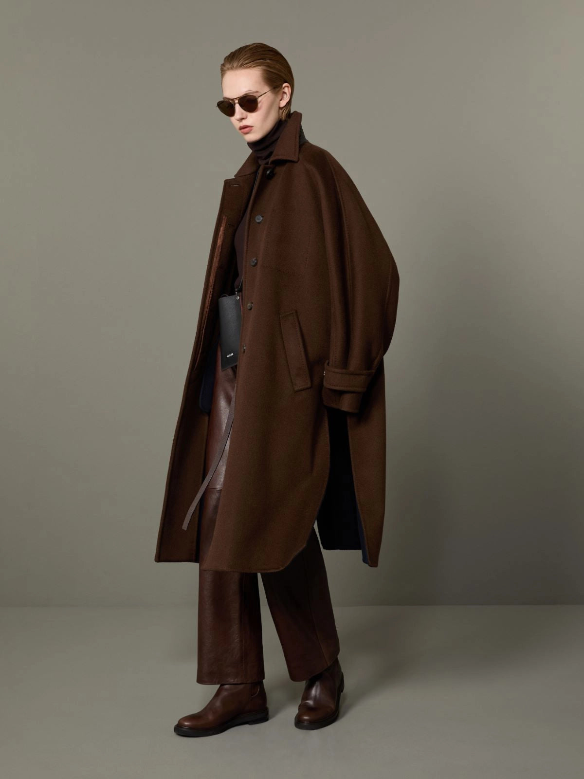 MAX MARA CAPPOTTO ZEBRA MARRONE BLU