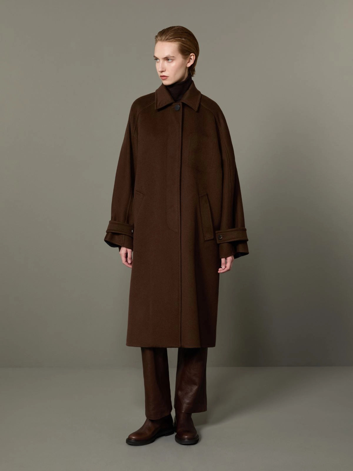 MAX MARA CAPPOTTO ZEBRA MARRONE BLU