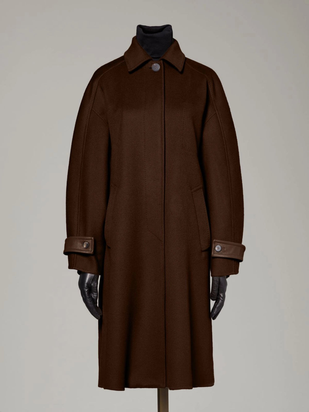 MAX MARA CAPPOTTO ZEBRA MARRONE BLU