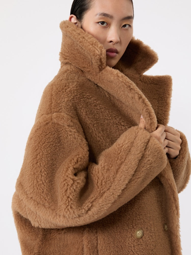 MAX MARA CAPPOTTO TEDDY CAMMELLO