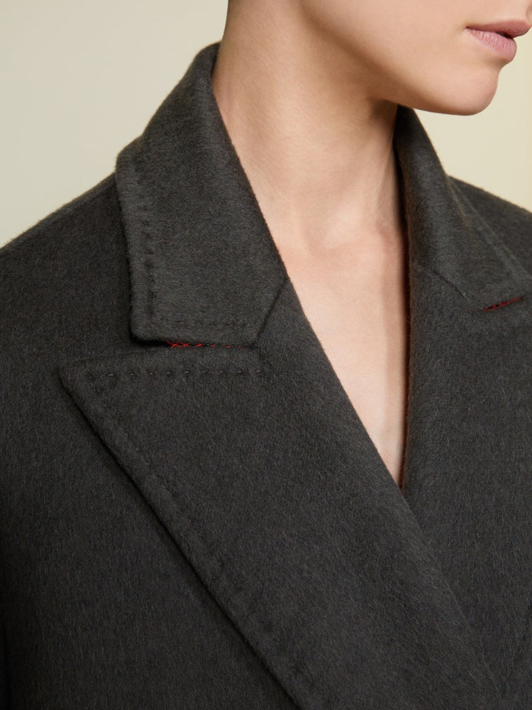 MAX MARA ATELIER CAPPOTTO ANGUS LODEN