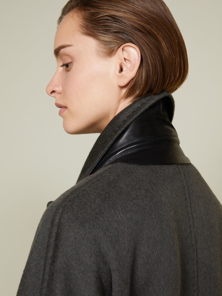 MAX MARA ATELIER CAPPOTTO ANGUS LODEN