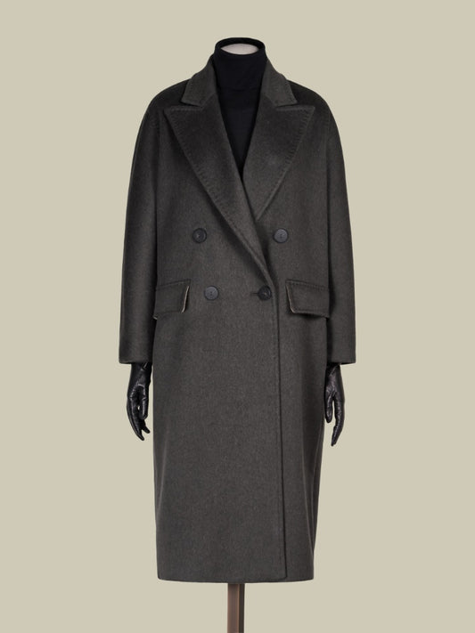 MAX MARA ATELIER CAPPOTTO ANGUS LODEN