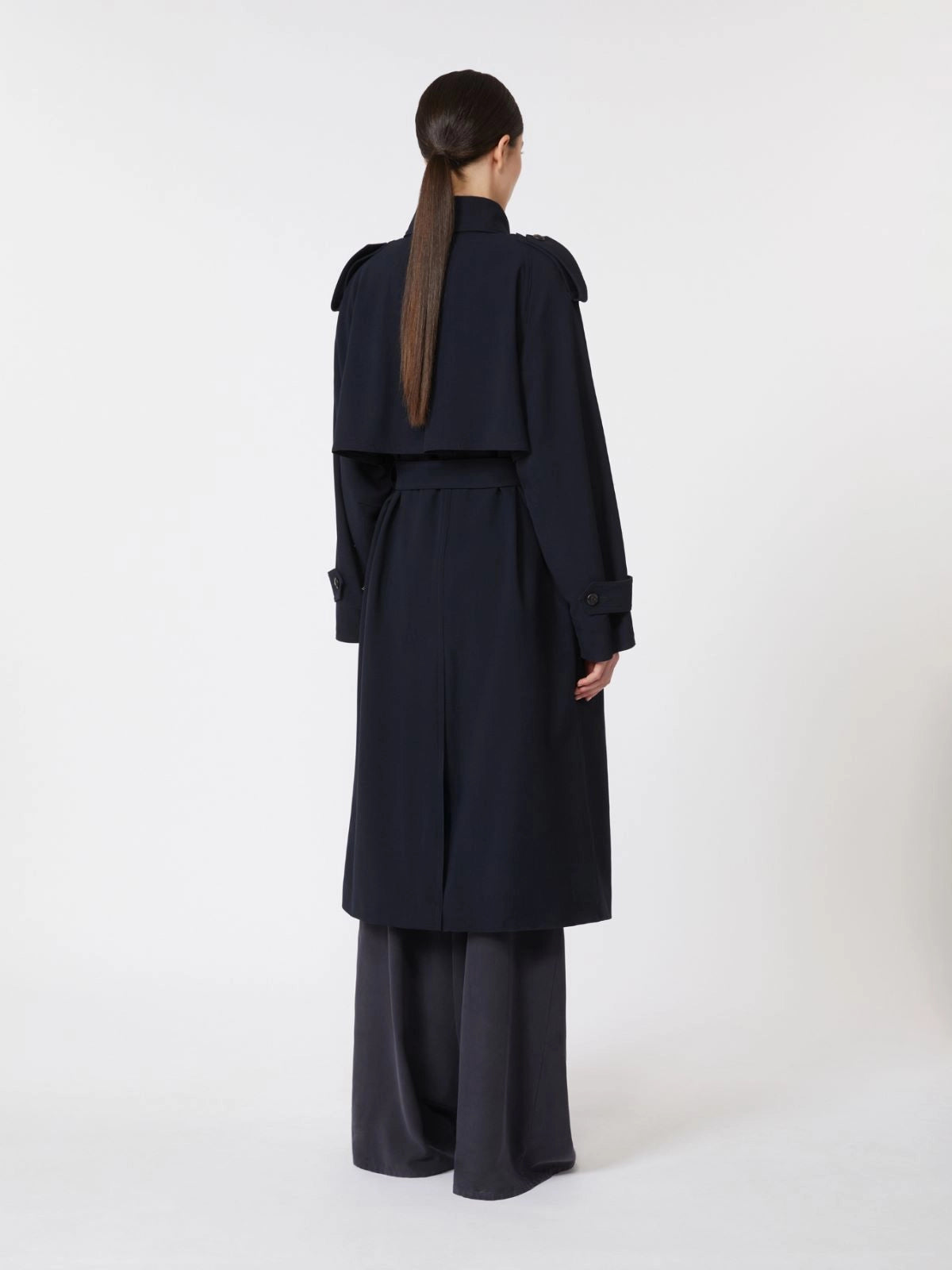 MAX MARA TRENCH CERTO BLU